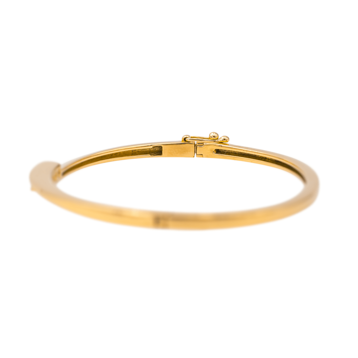 Bracelet Jonc en or jaune et diamants - Castafiore