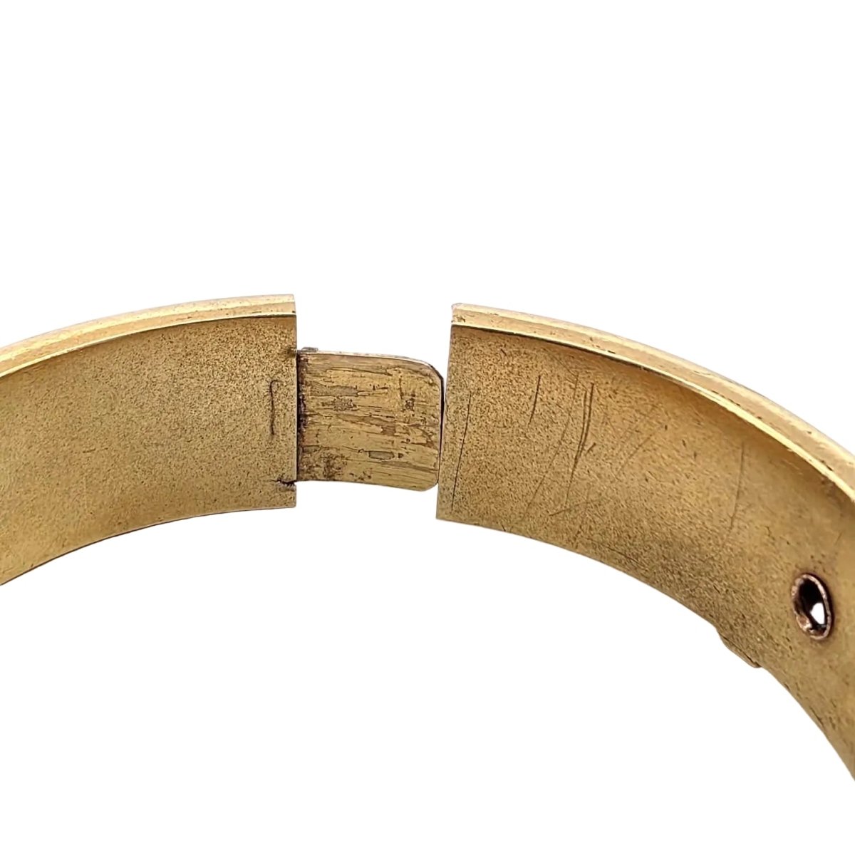 Bracelet Jonc en or jaune et diamants - Castafiore