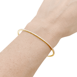 Bracelet rush yellow gold and diamonds.