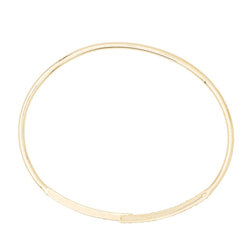 Bracelet jonc en or jaune et diamants - Castafiore