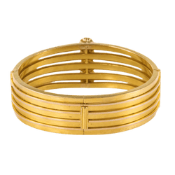 Bracelet Jonc en or jaune et diamants - Castafiore