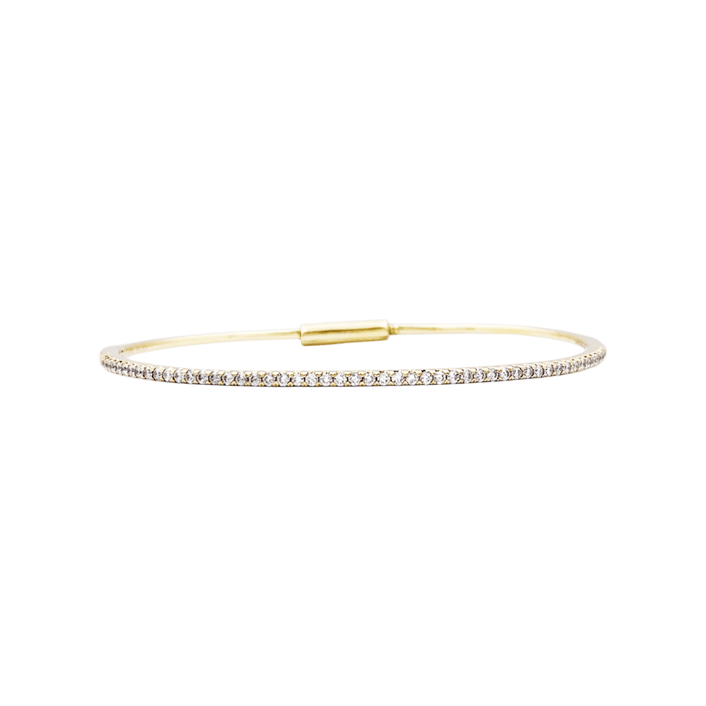 Bracelet rush yellow gold and diamonds.