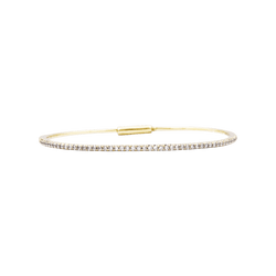Bracelet rush yellow gold and diamonds.
