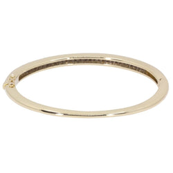 Bracelet Jonc en or jaune et diamants - Castafiore