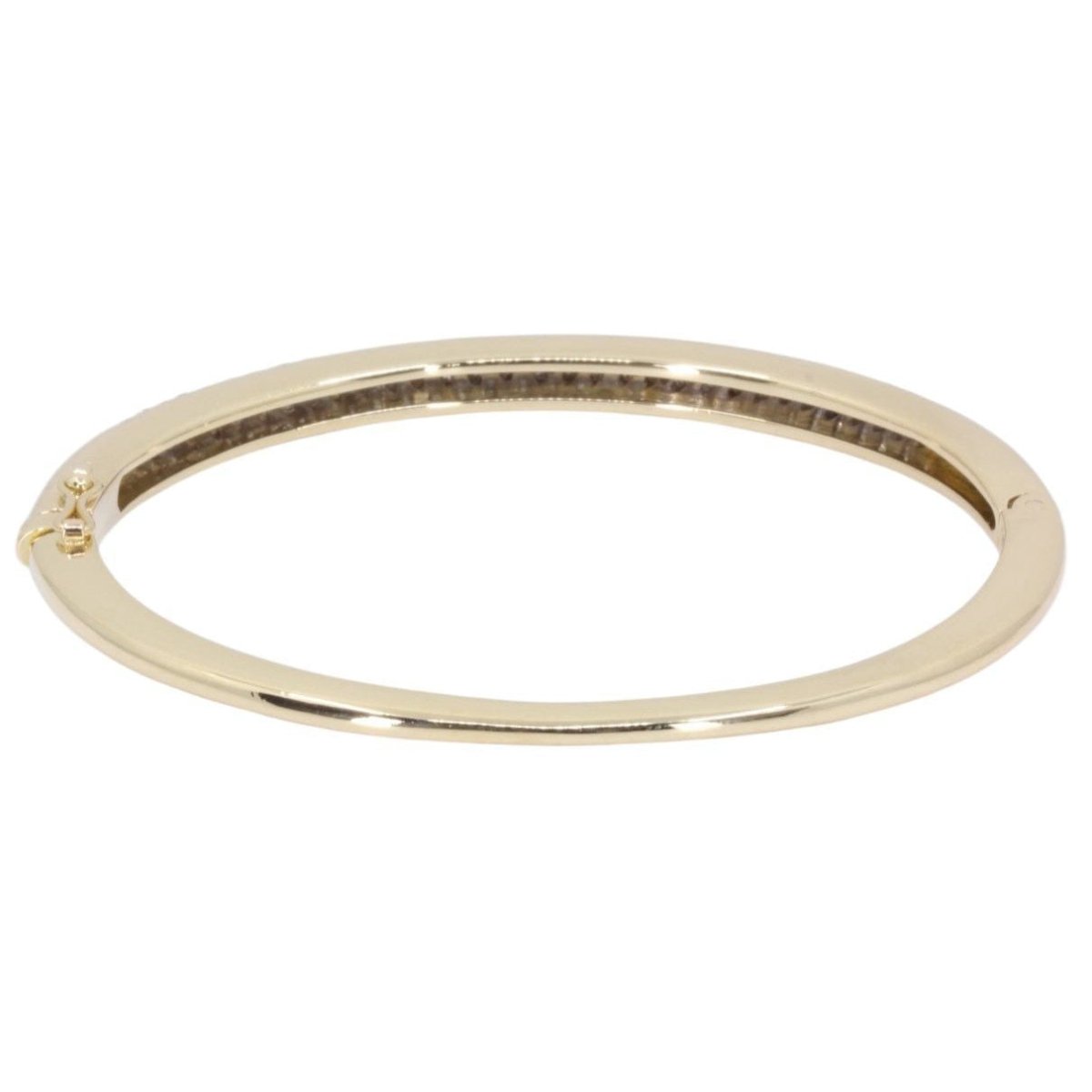 Bracelet Jonc en or jaune et diamants - Castafiore