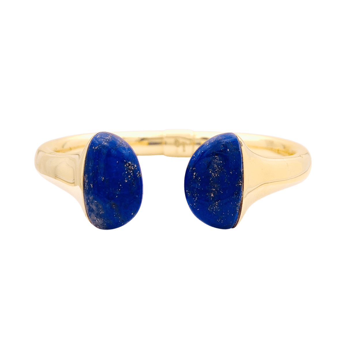 Bracelet Jonc en or jaune et lapis - lazuli - Castafiore