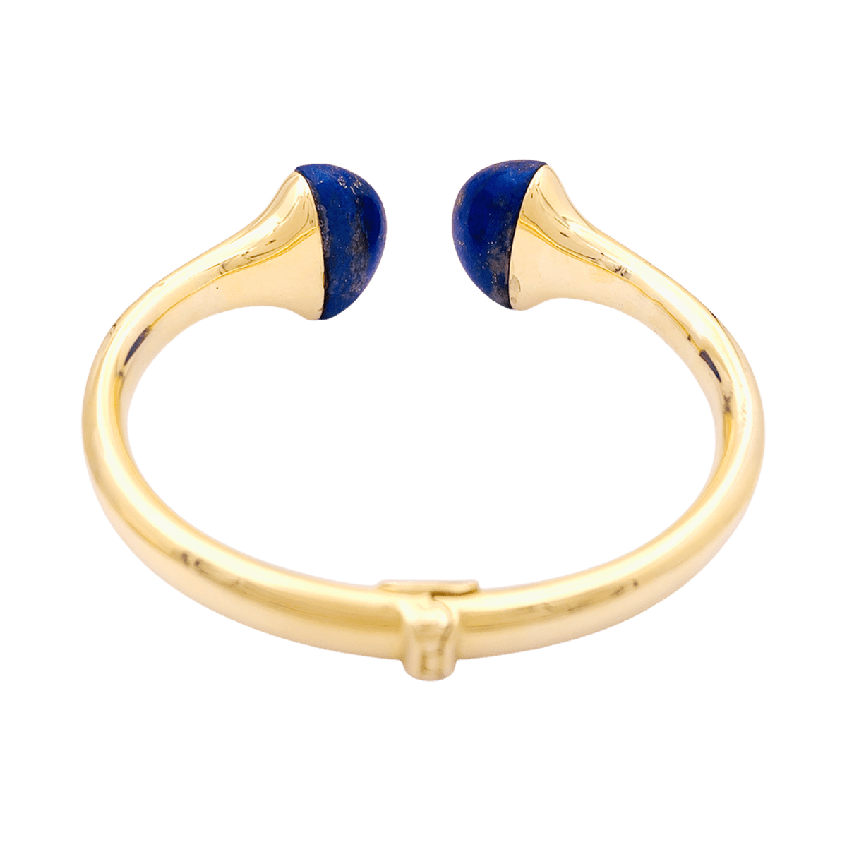 Bracelet Jonc en or jaune et lapis - lazuli - Castafiore