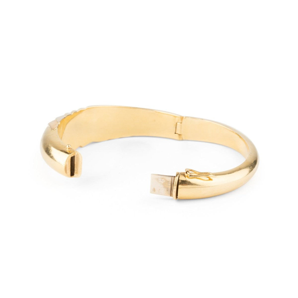 Bracelet Jonc en or jaune, or blanc et or rose - Castafiore