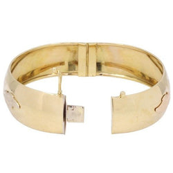 Bracelet Jonc en or jaune, or rose et or blanc - Castafiore