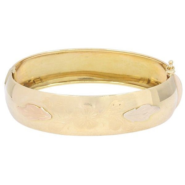 Bracelet Jonc en or jaune, or rose et or blanc - Castafiore