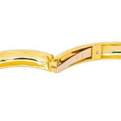 Bracelet Jonc en or jaune, rubis, saphir et diamants - Castafiore