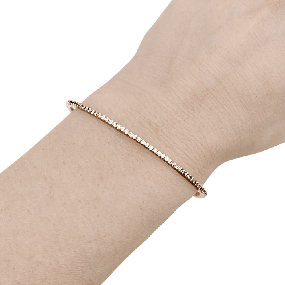 Bracelet rush rose gold and diamonds.