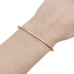 Bracelet rush rose gold and diamonds.