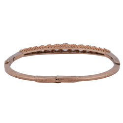 Bracelet Jonc en or rose et diamants - Castafiore
