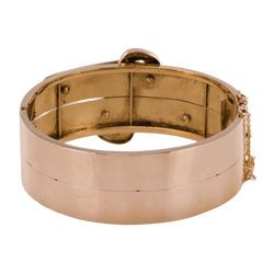 Bracelet Jonc en or rose et perles - Castafiore