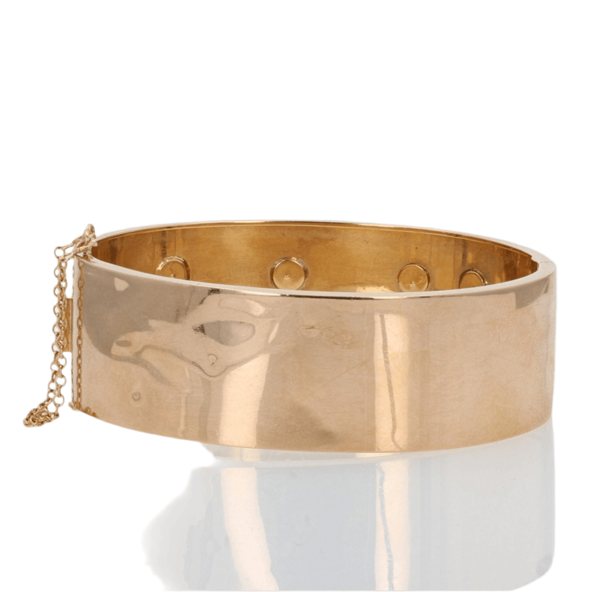 Bracelet Jonc en or rose et perles - Castafiore