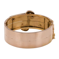 Bracelet Jonc en or rose et perles - Castafiore