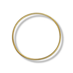 Bracelet jonc fil rond en or jaune - Castafiore