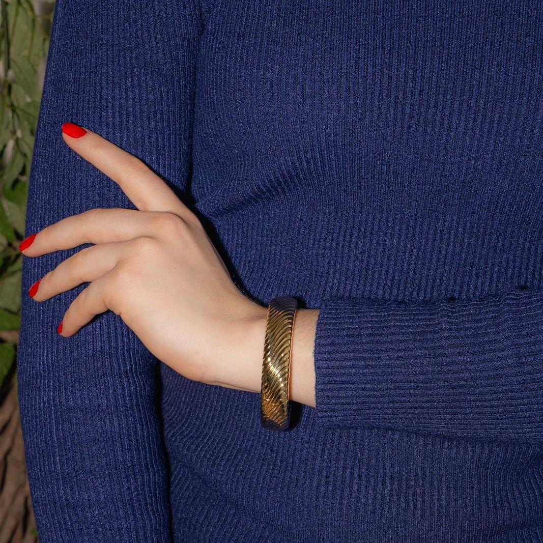 Fred Bracelet Yellow Gold Wedding Band