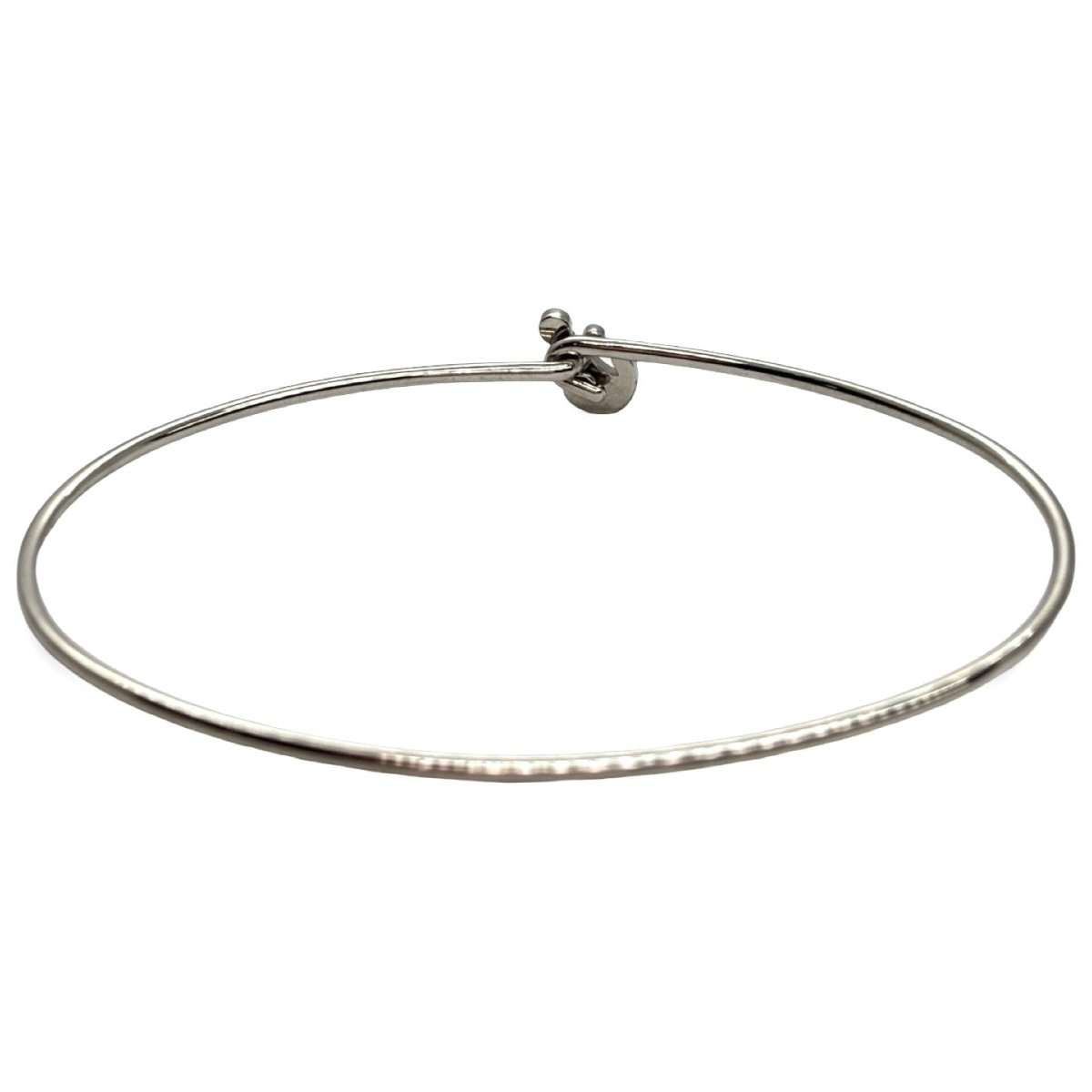 Bracelet Jonc FRED "Fred For Kate Moss" en or blanc et diamants - Castafiore