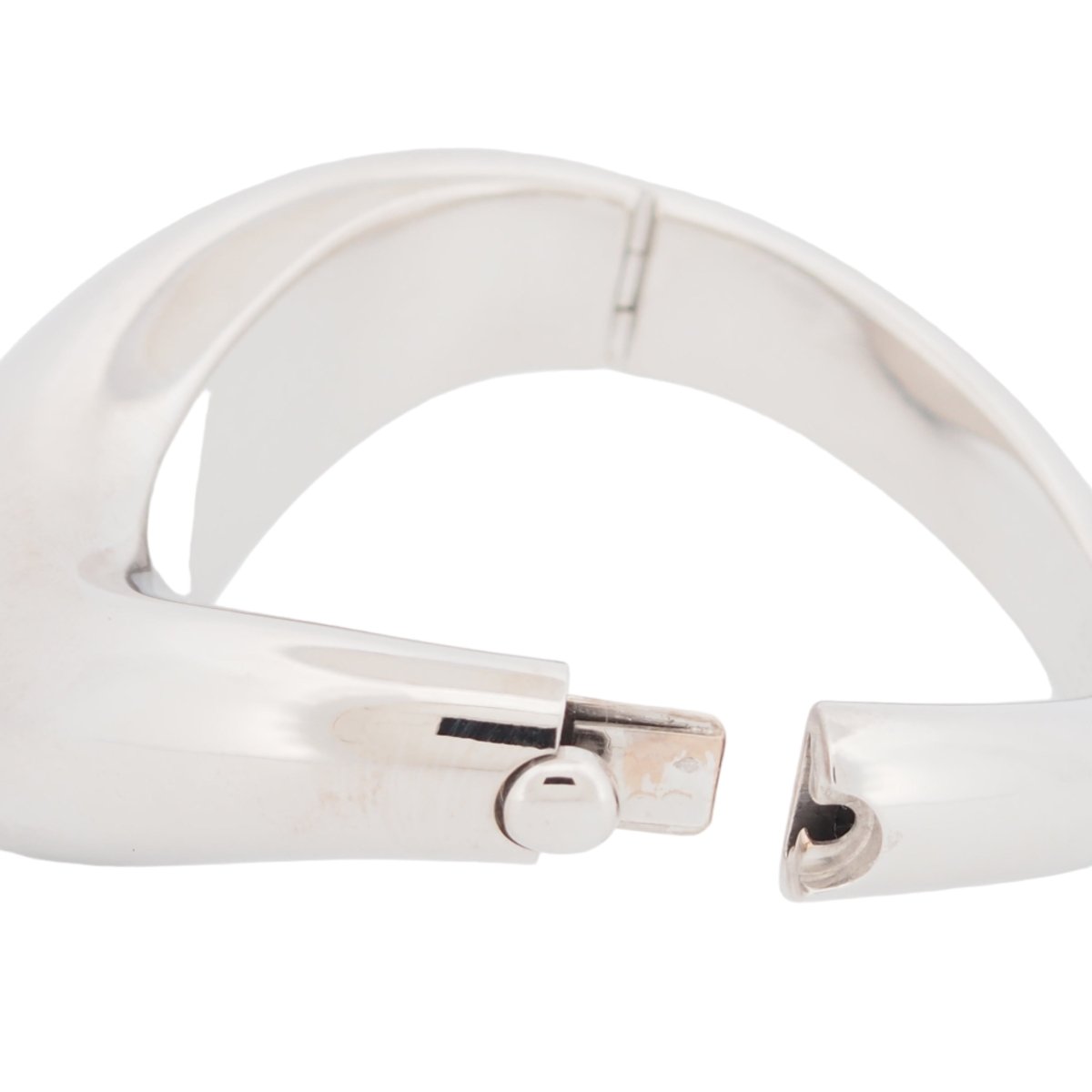 Bracelet Jonc FRED "Mouvementé" en or blanc - Castafiore