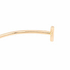 Bracelet Jonc GINETTE NY "Gold Strip Bangle" en Or rose - Castafiore