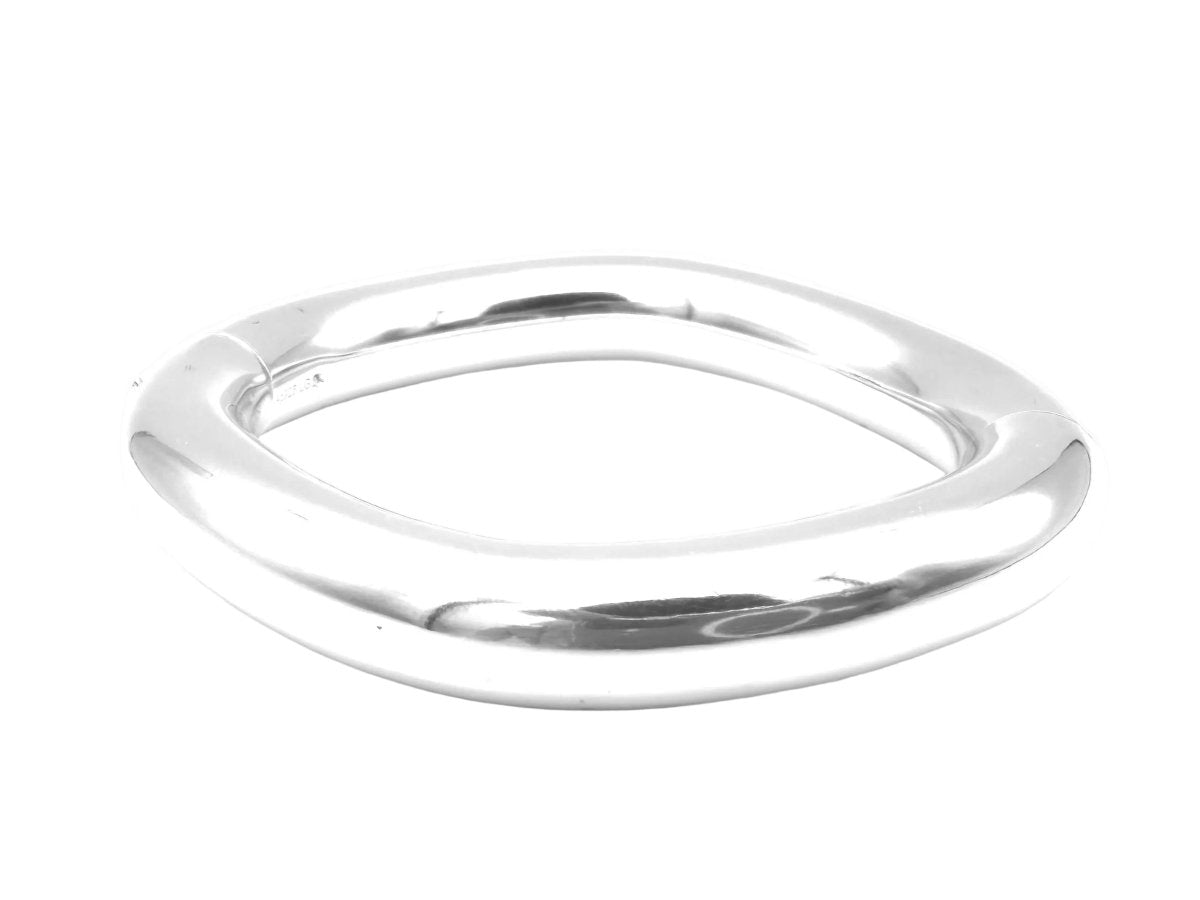 Bracelet Jonc HERMÈS "Lima" en argent - Castafiore