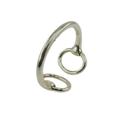 Bracelet Jonc HERMÈS "Nausicaa" en argent - Castafiore