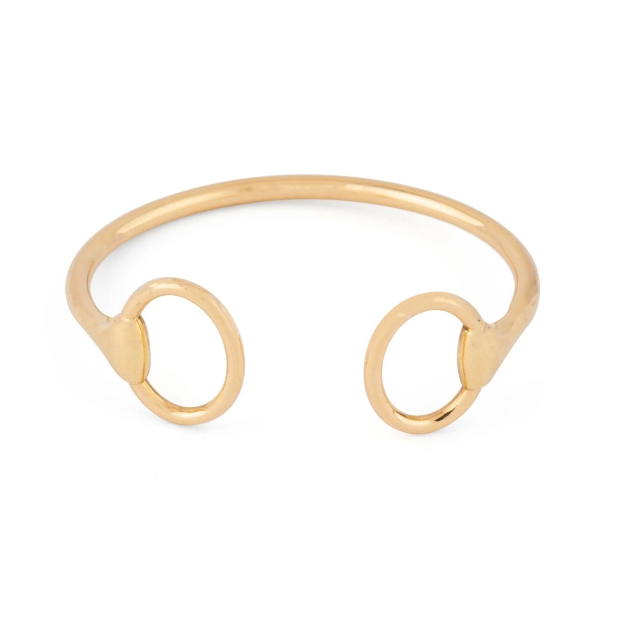 Bracelet Jonc HERMÈS "Nausicaa" en or jaune - Castafiore