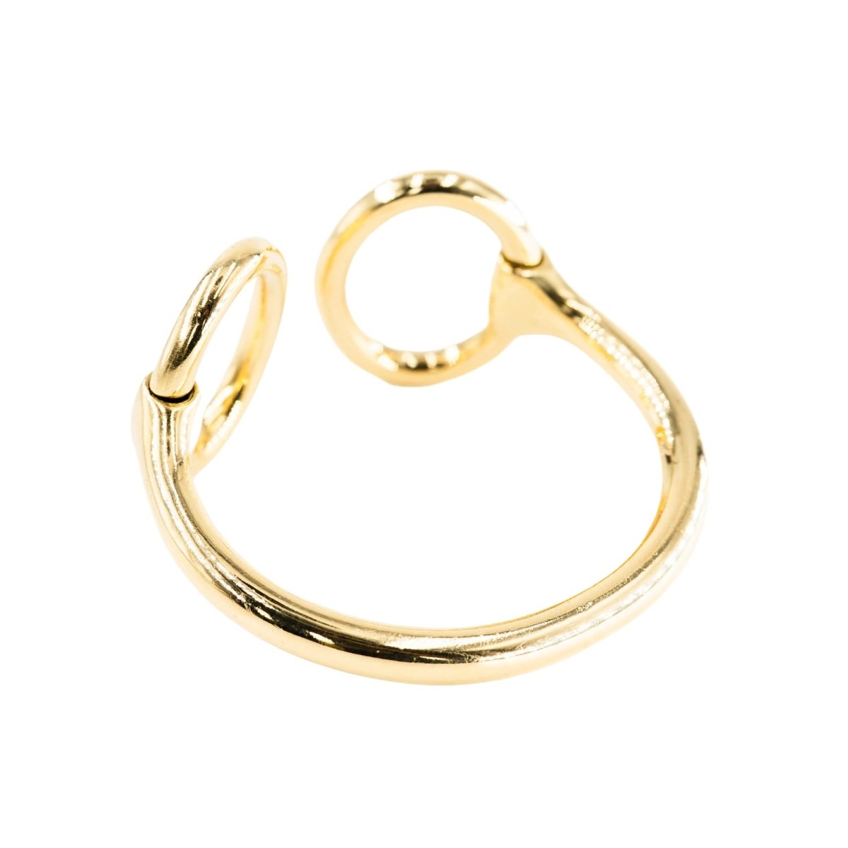 Bracelet Jonc HERMÈS "Nausicaa" en or jaune - Castafiore