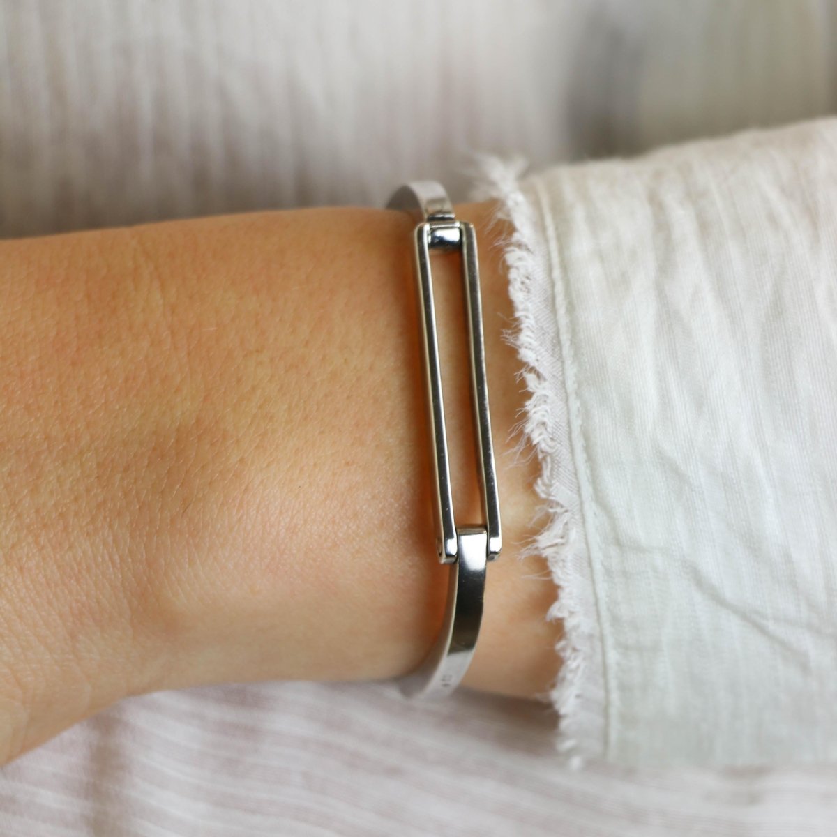 Bracelet Jonc JACOB en argent - Castafiore