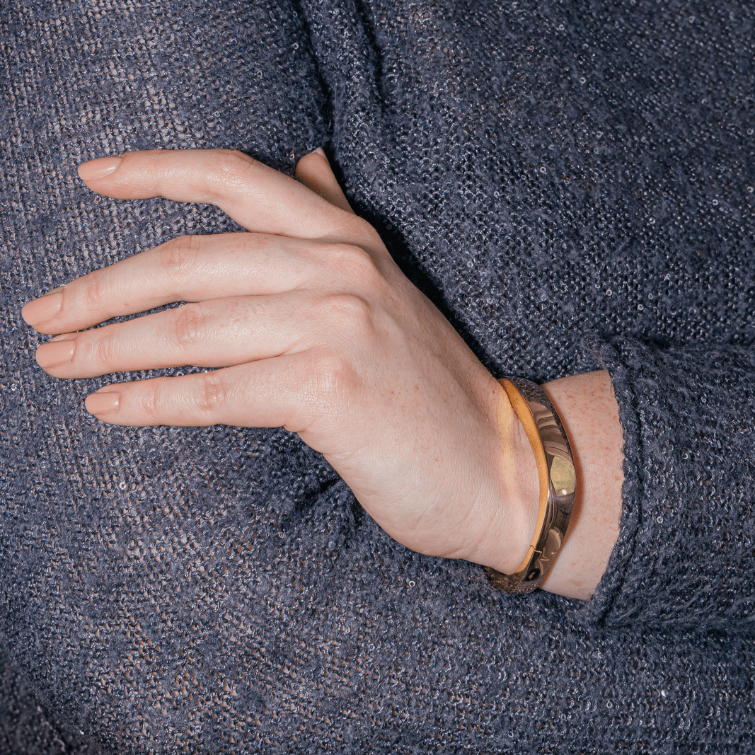 Bracelet Jonc MAUBOUSSIN en or jaune et or blanc - Castafiore