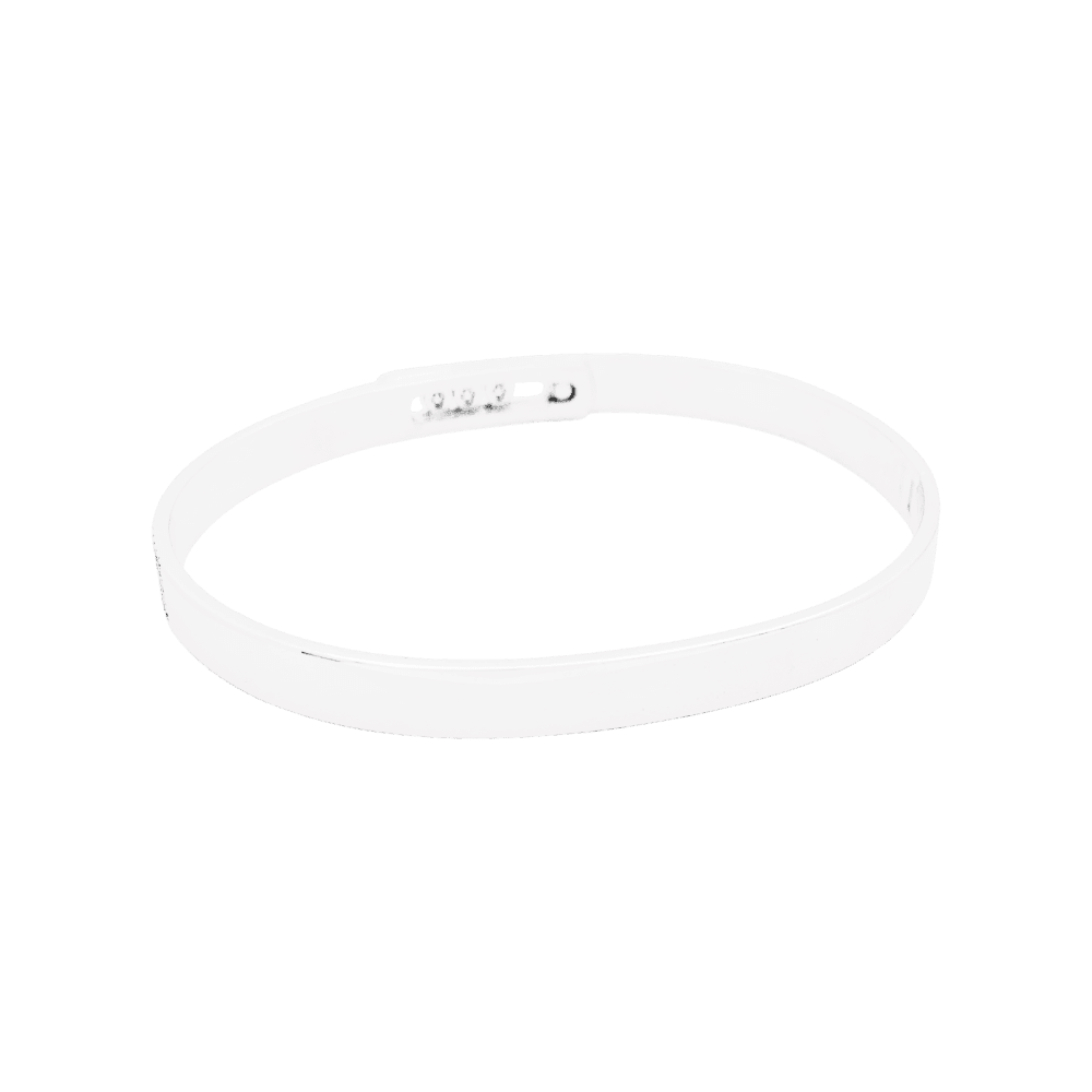 Bracelet Messika, "Bangle Pavé Move Noa", white gold and diamonds.