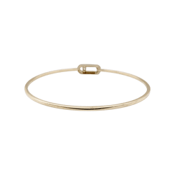 Bracelet Messika, "Jonc Flex Pavé Move Uno", rose gold and diamonds.