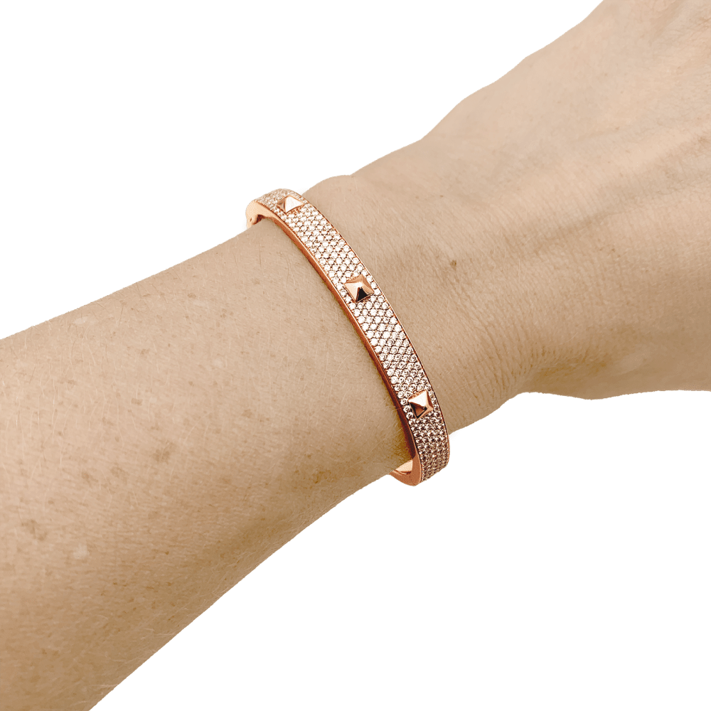 Bracelet Messika, "Spiky", rose gold, diamonds.