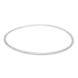 Bracelet Jonc Or blanc - Castafiore