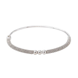 Bracelet Jonc Or blanc - Castafiore