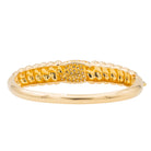 Bracelet Jonc Or jaune Diamant - Castafiore