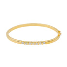 Bracelet Jonc Or jaune Diamant - Castafiore