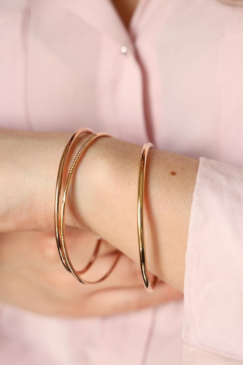 Bracelet Jonc Or rose - Castafiore