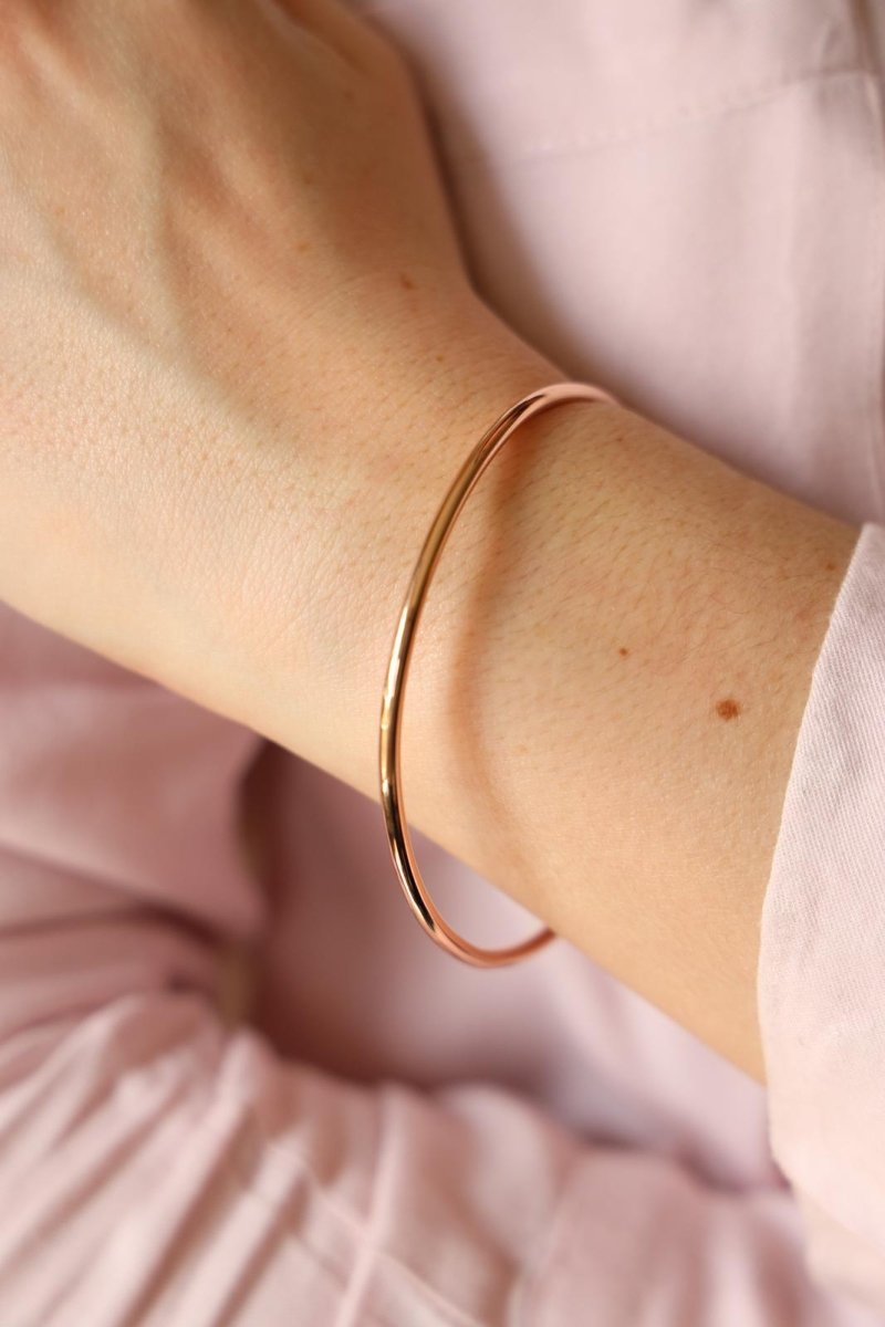 Bracelet Jonc Or rose - Castafiore