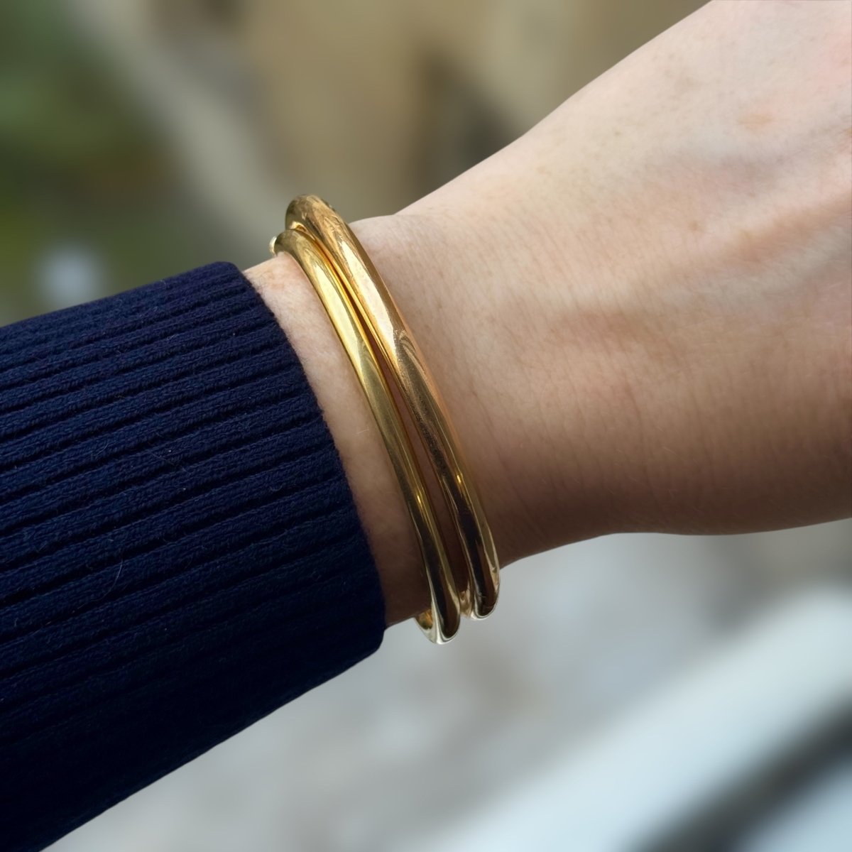 Bracelet jonc ouvrant, moyen modèle - Castafiore