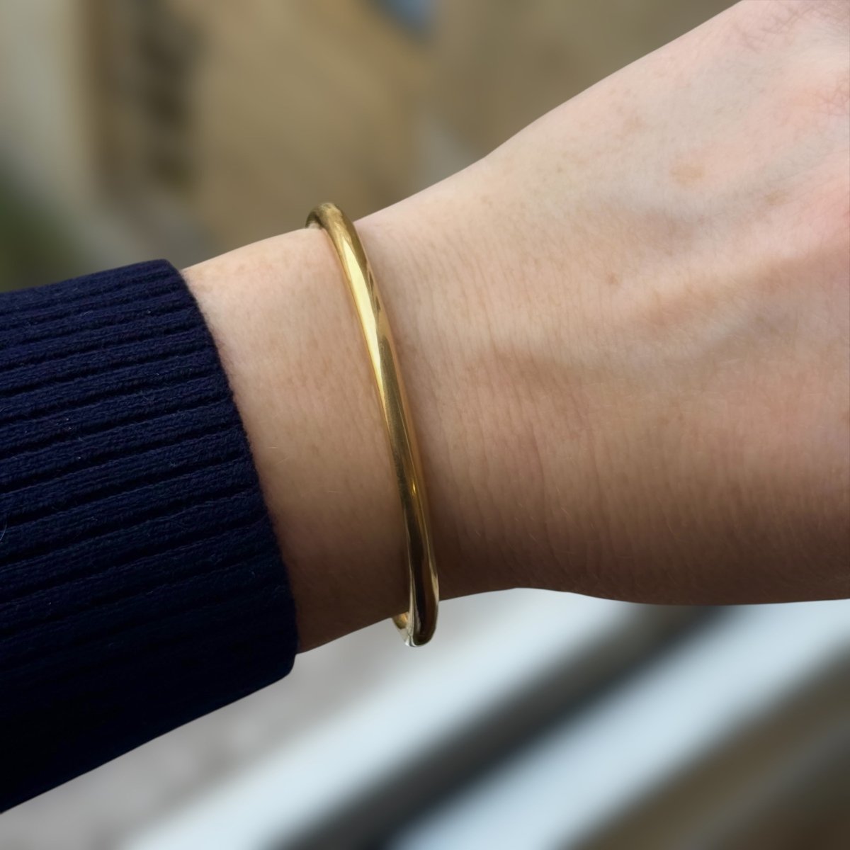 Bracelet jonc ouvrant, moyen modèle - Castafiore