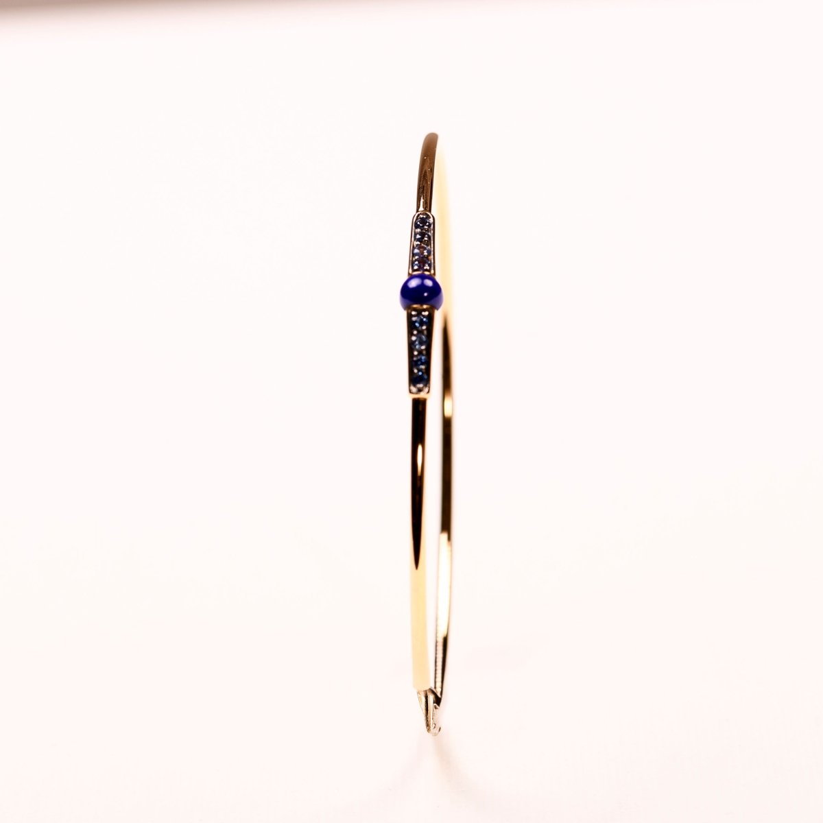 Bracelet jonc Pomellato "M’ama non M’ama" lapis - lazuli et saphirs - Castafiore