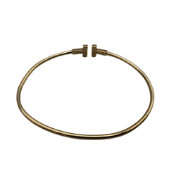 Bracelet Jonc TIFFANY & CO. "T Wire" en or rose - Castafiore