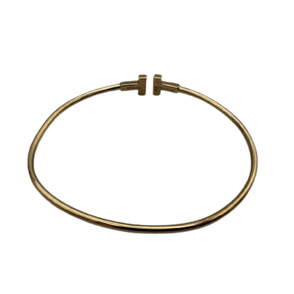 Bracelet Jonc TIFFANY & CO. "T Wire" en or rose - Castafiore