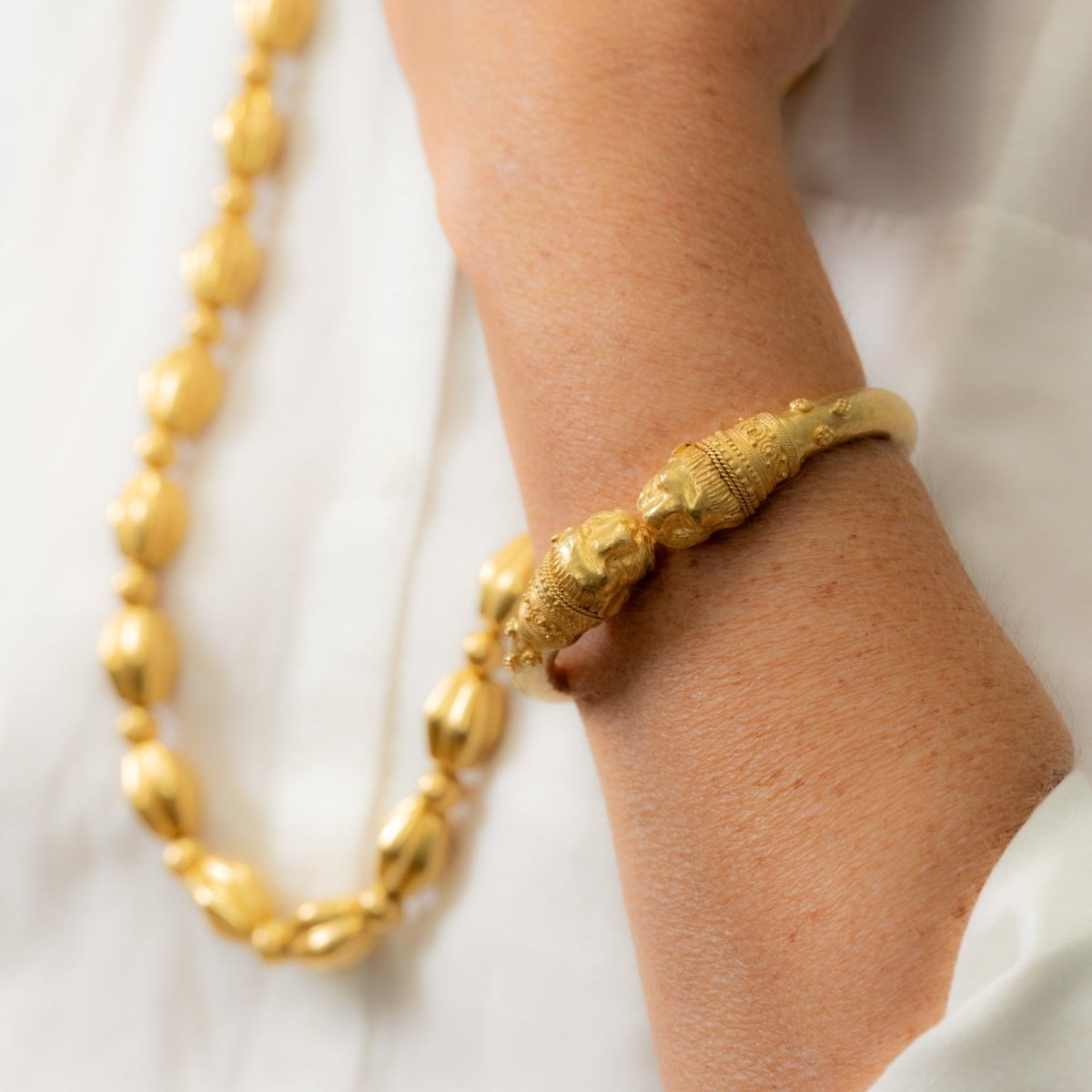 Bracelet Jonc ZOLOTAS en or jaune - Castafiore