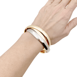 Bracelet Joncs CARTIER "Trinity" en or jaune, or blanc et or rose - Castafiore
