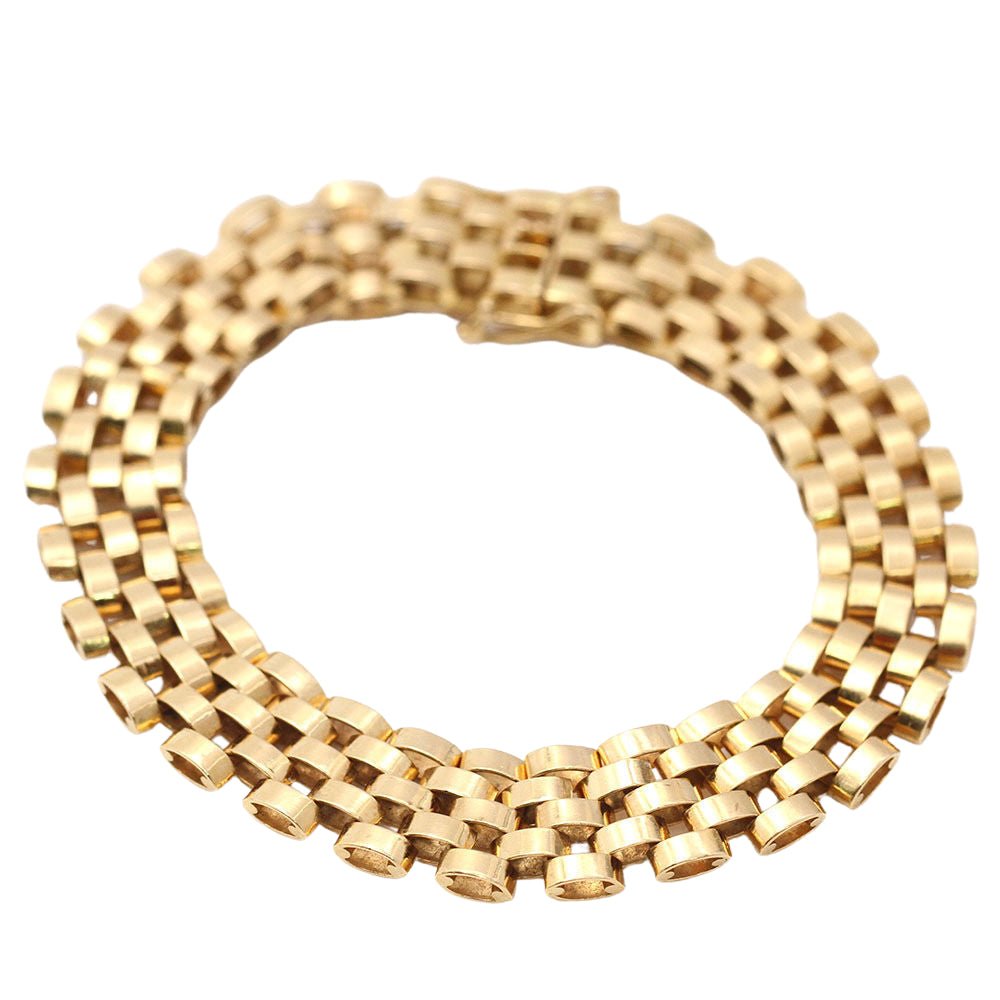 Bracelet jubilé en or jaune - Castafiore