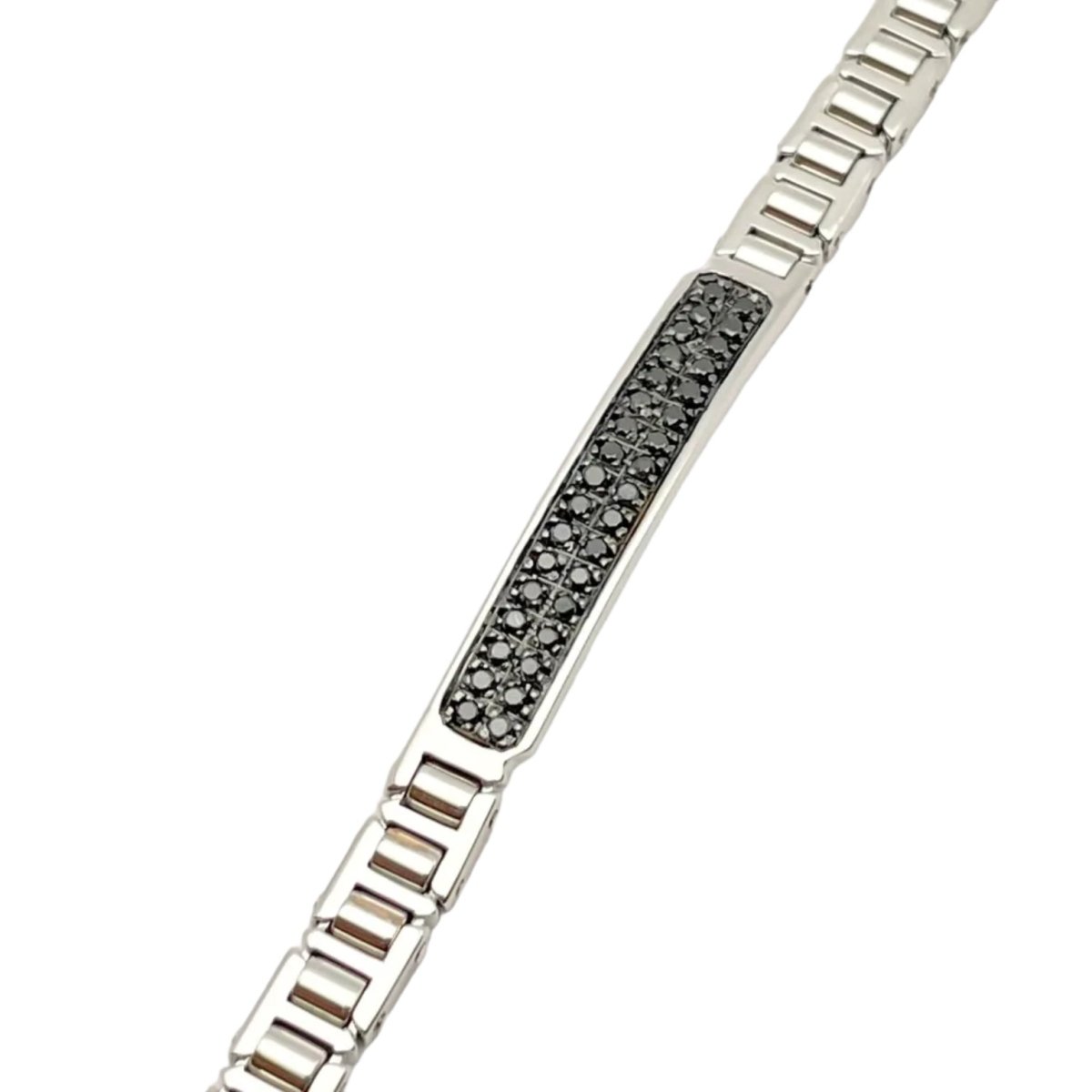 Bracelet Ligne BARAKA en or blanc et diamants - Castafiore
